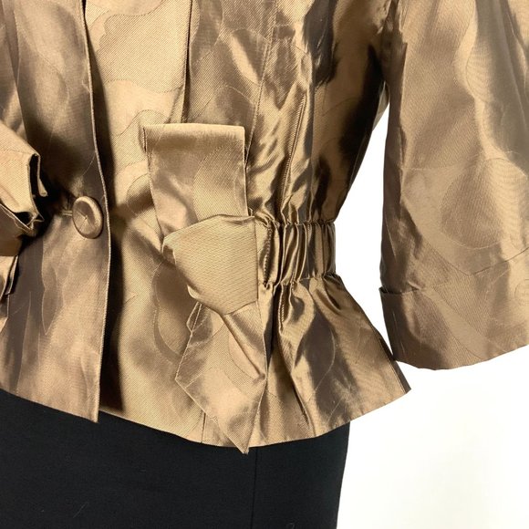 ESCADA Silk Formal Evening Kimono Jacket Sz 34 (4) - Picture 4 of 16